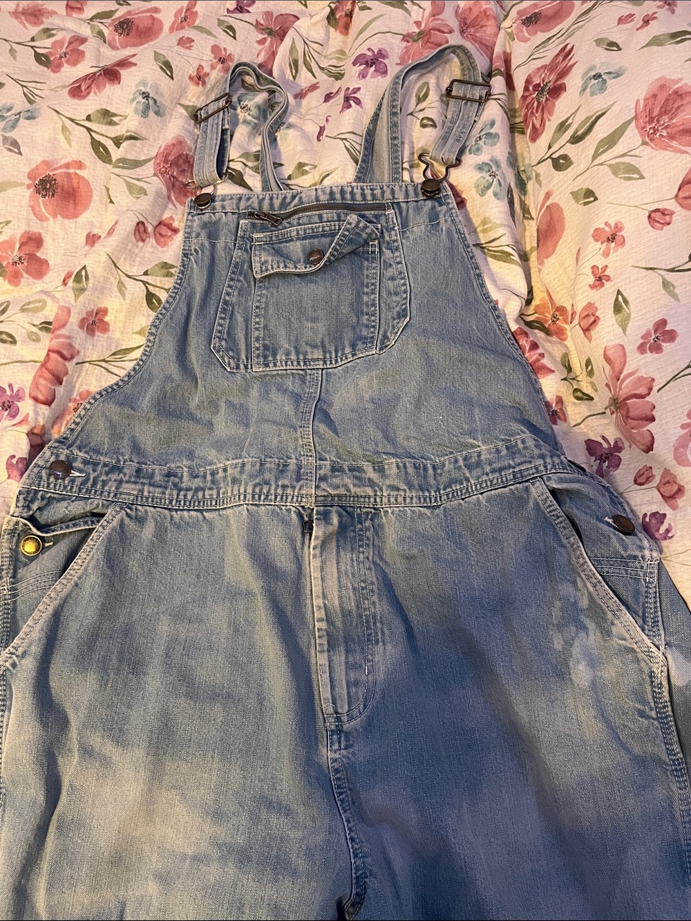 Light Blue Denim Women’s Overall Jumpsuit